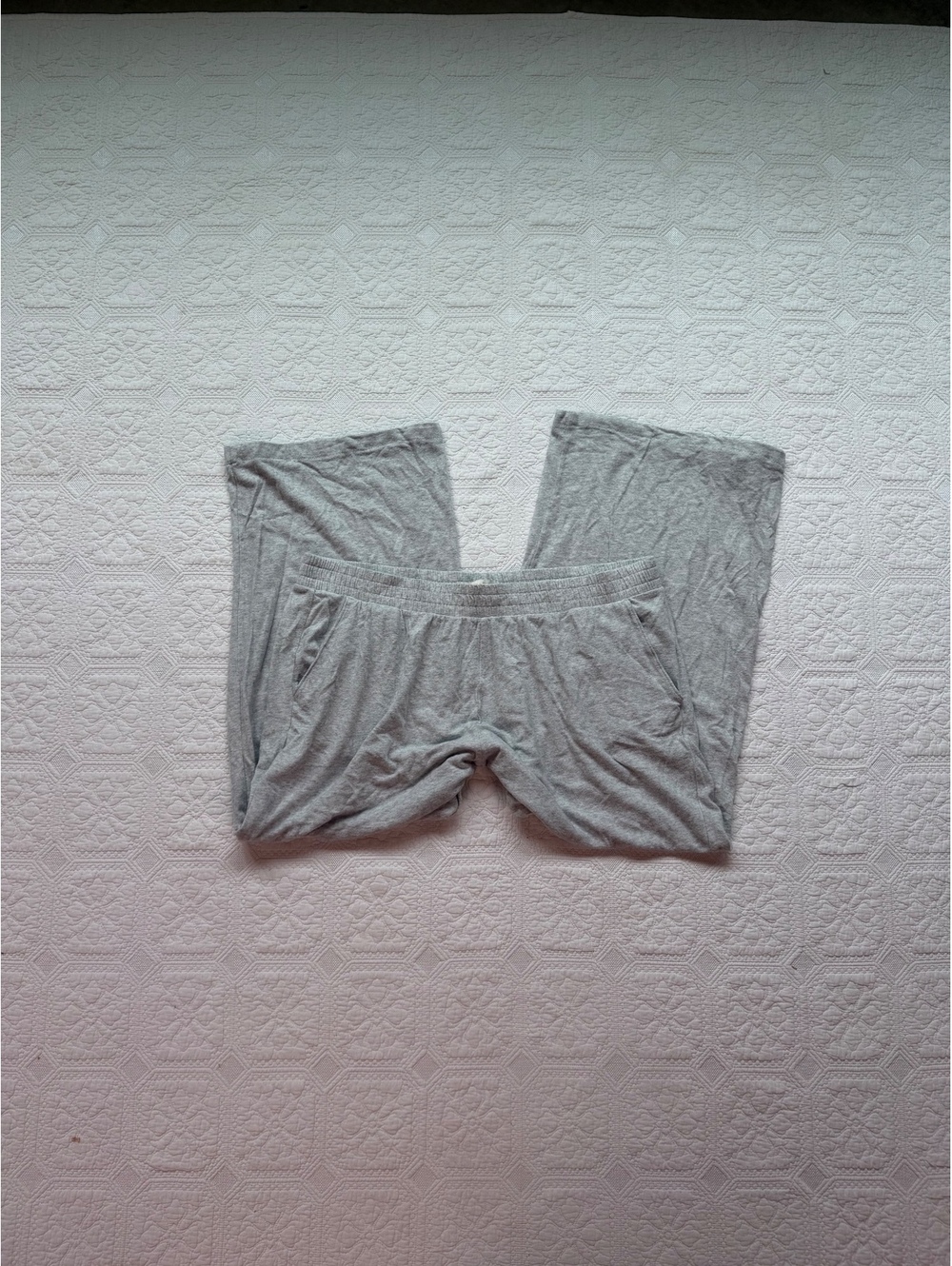 Abercrombie & Fitch women’s Gray Lounge Pants XL Cotton Blend Relaxed Fit